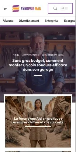 Vista previa del sitio Synopsis Mag, referenciado para publicar artículos patrocinados