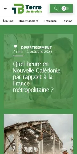 Anteprima del sito Terre De Breizh, referenziato per la pubblicazione di articoli sponsorizzati