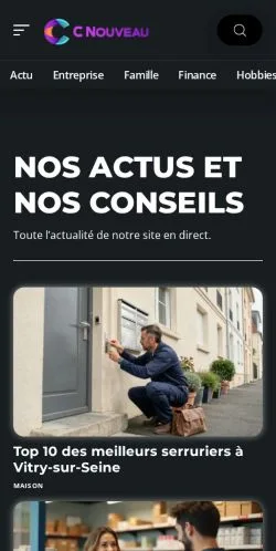 Anteprima del sito C Nouveau, referenziato per la pubblicazione di articoli sponsorizzati