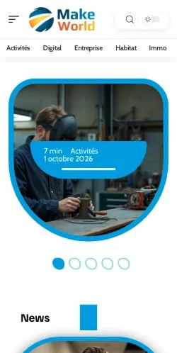 Anteprima del sito Make World News, referenziato per la pubblicazione di articoli sponsorizzati