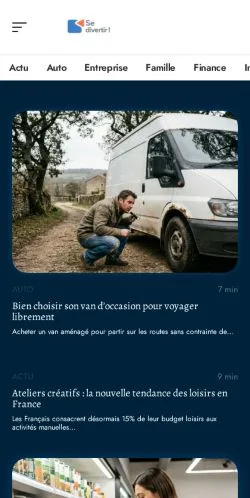 Anteprima del sito Se Divertir, referenziato per la pubblicazione di articoli sponsorizzati