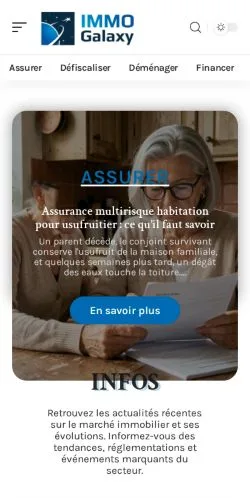 Anteprima del sito Immo Galaxy, referenziato per la pubblicazione di articoli sponsorizzati