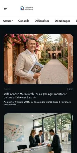 Anteprima del sito Valentin Immobilier, referenziato per la pubblicazione di articoli sponsorizzati