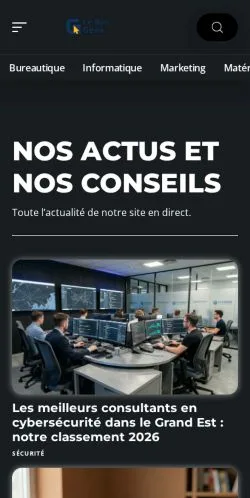 Vista previa del sitio Le Bon Geek, referenciado para publicar artículos patrocinados