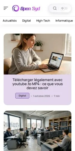 Anteprima del sito Open Syd, referenziato per la pubblicazione di articoli sponsorizzati