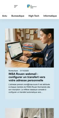 Anteprima del sito Le Rédacteur Web, referenziato per la pubblicazione di articoli sponsorizzati