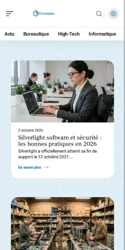 スポンサード記事の掲載先として登録されたConcepteo Success Guideのサイトプレビュー