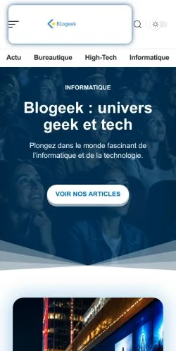 Anteprima del sito Blogeek, referenziato per la pubblicazione di articoli sponsorizzati