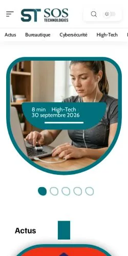 Förhandsvisning av webbplatsen SOS Technologies, listad för publicering av sponsrade artiklar