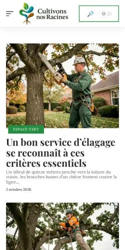 Anteprima del sito Cultivons Nos Racines, referenziato per la pubblicazione di articoli sponsorizzati