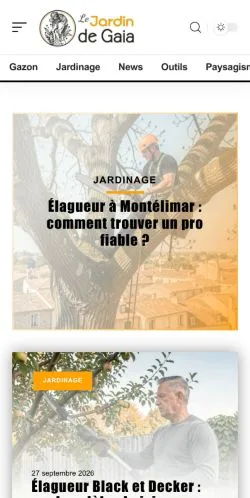 Anteprima del sito Le Jardin de Gaïa, referenziato per la pubblicazione di articoli sponsorizzati