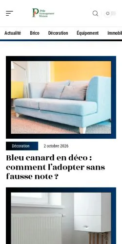Anteprima del sito Pôle Aménagement Maison, referenziato per la pubblicazione di articoli sponsorizzati