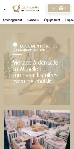 Anteprima del sito La Gazette Déco, referenziato per la pubblicazione di articoli sponsorizzati