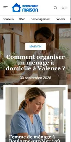 Anteprima del sito Incroyable Maison, referenziato per la pubblicazione di articoli sponsorizzati