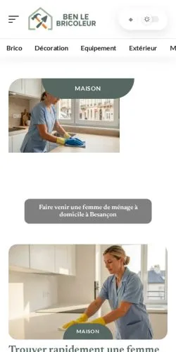 Vorschau der Website Ben Le Bricoleur, gelistet für die Veröffentlichung gesponserter Artikel