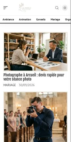 Vorschau der Website La Perle, gelistet für die Veröffentlichung gesponserter Artikel