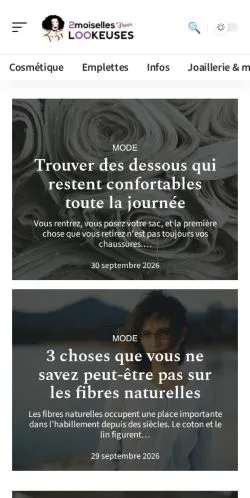 Vorschau der Website 2moiselles Happy Lookeuses, gelistet für die Veröffentlichung gesponserter Artikel