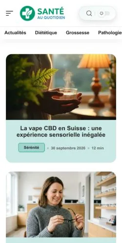 Anteprima del sito Santé Au Quotidien, referenziato per la pubblicazione di articoli sponsorizzati