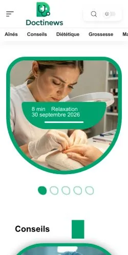 Anteprima del sito Doctinews, referenziato per la pubblicazione di articoli sponsorizzati