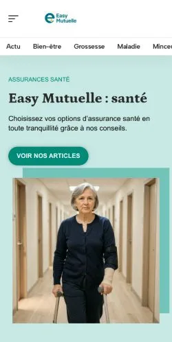 Anteprima del sito Easy Mutuelle Actu, referenziato per la pubblicazione di articoli sponsorizzati