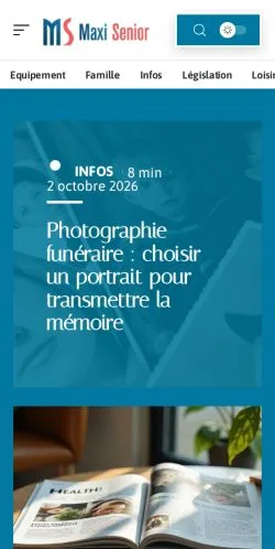 Anteprima del sito Maxi Senior, referenziato per la pubblicazione di articoli sponsorizzati
