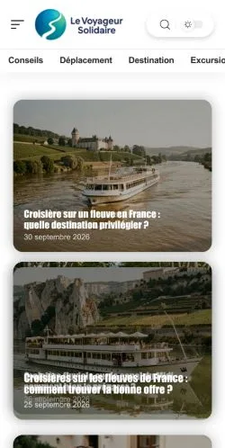Vorschau der Website Le Voyageur Solidaire, gelistet für die Veröffentlichung gesponserter Artikel