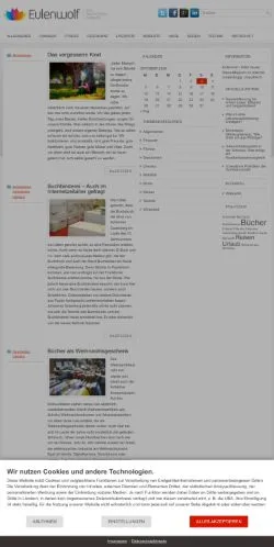 Anteprima del sito Eulenwolf Magazin, referenziato per la pubblicazione di articoli sponsorizzati