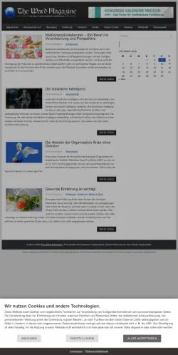 Anteprima del sito The Ward Magazine, referenziato per la pubblicazione di articoli sponsorizzati