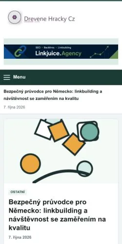Forhåndsvisning af Drevene Hracky, opført til udgivelse af sponsorerede artikler