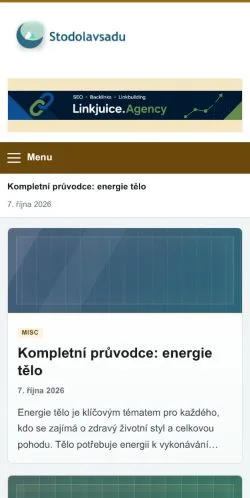 Anteprima del sito Stodolavsadu, referenziato per la pubblicazione di articoli sponsorizzati