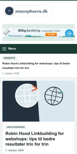 Forhåndsvisning af Atmosphaera Stemnings Musik, opført til udgivelse af sponsorerede artikler