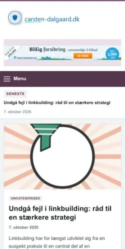 Anteprima del sito Gør Det Selv, referenziato per la pubblicazione di articoli sponsorizzati