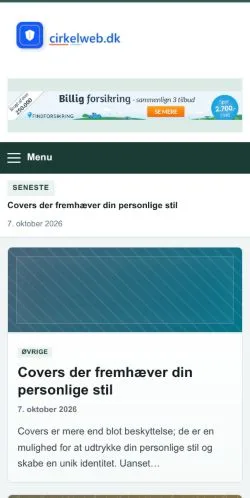 Anteprima del sito Cirkelweb, referenziato per la pubblicazione di articoli sponsorizzati