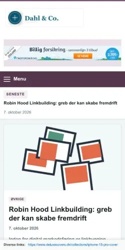 Vorschau der Website Dahlogco, gelistet für die Veröffentlichung gesponserter Artikel