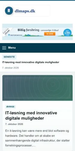 Anteprima del sito Dlmaps, referenziato per la pubblicazione di articoli sponsorizzati