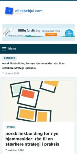 Forhåndsvisning af Elloebehjul, opført til udgivelse af sponsorerede artikler