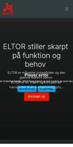 스폰서 기사 게재 매체로 등록된 eltor.dk 사이트 미리보기