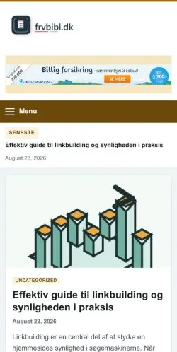 Anteprima del sito Frvbibl, referenziato per la pubblicazione di articoli sponsorizzati