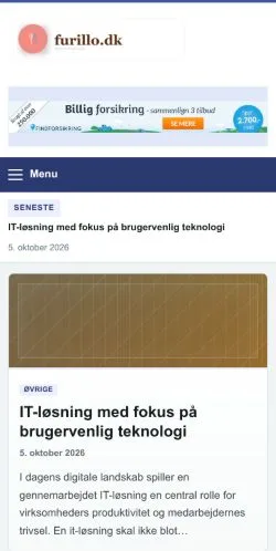 Forhåndsvisning af Furillo, opført til udgivelse af sponsorerede artikler