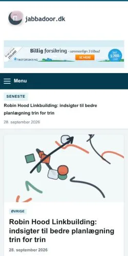 Anteprima del sito Jabbadoor, referenziato per la pubblicazione di articoli sponsorizzati