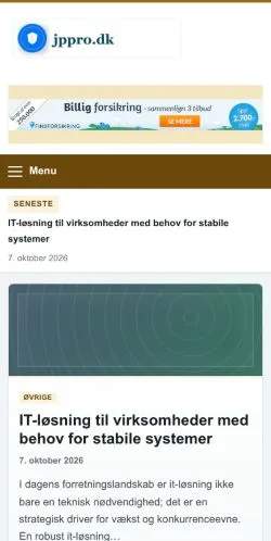 スポンサード記事の掲載先として登録されたJpproのサイトプレビュー