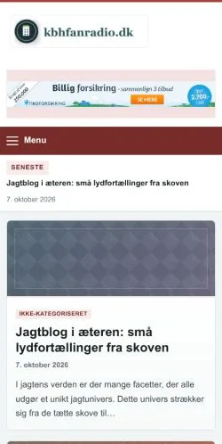 Forhåndsvisning af Radio København, opført til udgivelse af sponsorerede artikler