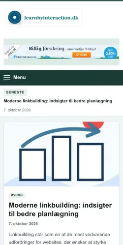 Vorschau der Website Learn By Interaction, gelistet für die Veröffentlichung gesponserter Artikel