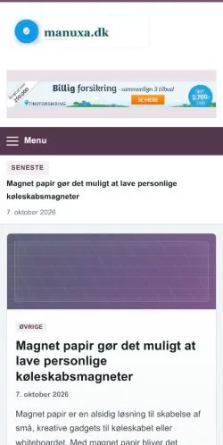 Forhåndsvisning af Manuxa, opført til udgivelse af sponsorerede artikler