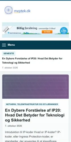 スポンサード記事の掲載先として登録されたMepTek Teknologi & Innovationのサイトプレビュー