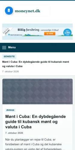 スポンサード記事の掲載先として登録されたMoneynetのサイトプレビュー
