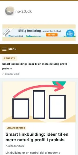 Vorschau der Website No-20, gelistet für die Veröffentlichung gesponserter Artikel