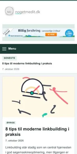 Anteprima del sito Nogetmedit, referenziato per la pubblicazione di articoli sponsorizzati
