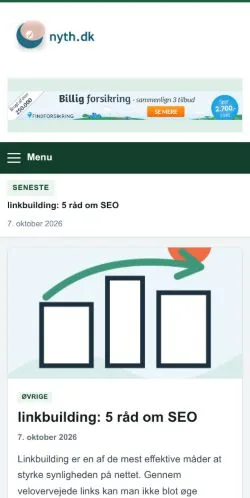 スポンサード記事の掲載先として登録されたNythのサイトプレビュー