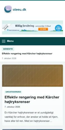 Anteprima del sito Sørens EU Blog, referenziato per la pubblicazione di articoli sponsorizzati